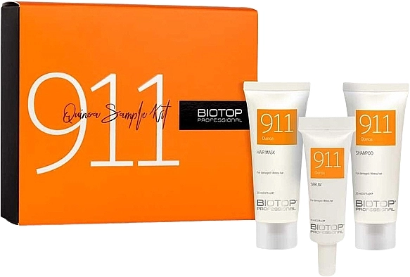 Biotop Набір 911 Quinoa Sample Kit (sh/20ml+h/mask/20ml+ser/10ml) - фото N1