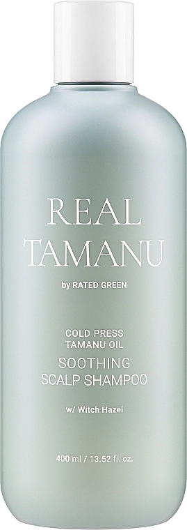 Rated Green Заспокійливий шампунь з олією таману Real Tamanu Cold Pressed Tamanu Oil Soothing Scalp Shampoo - фото N1