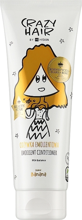 HiSkin Смягчающий кондиционер для волос "Банан" Crazy Hair Emollient Conditioner PEH Balance Banana - фото N1