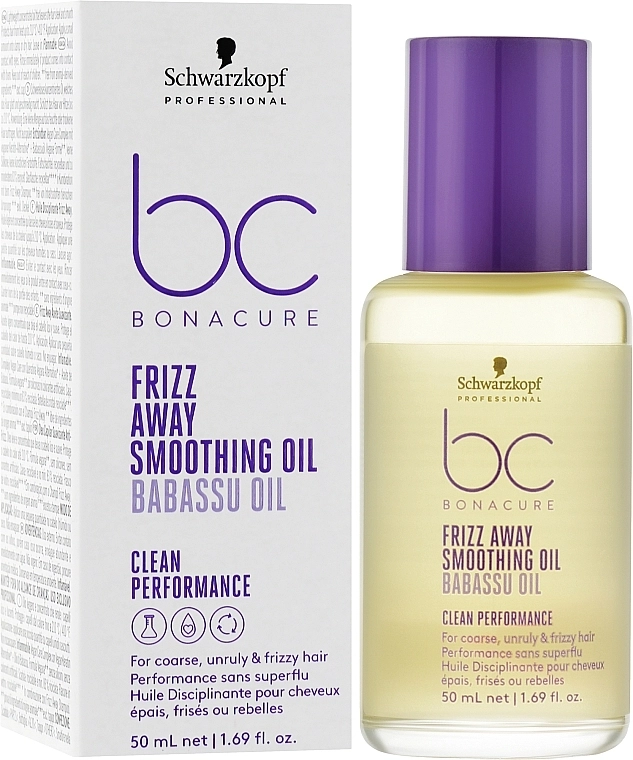 Schwarzkopf Professional Олія для волосся Bonacure Frizz Away Smoothing Oil - фото N2