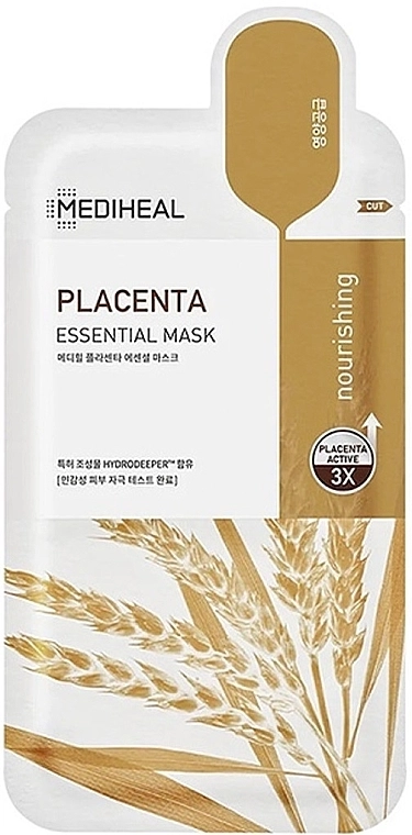 Mediheal Тканинна маска для обличчя з плацентою Placenta Essential Mask - фото N1