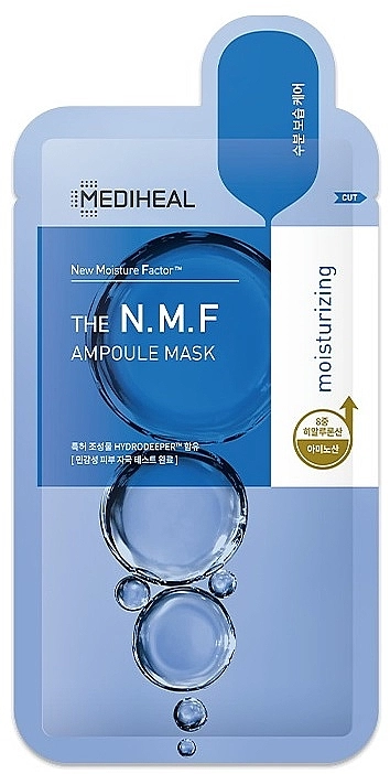 Mediheal Тканинна маска для обличчя зі зволожувальним ефектом The N.M.F Moisturizing Ampoule Mask - фото N1