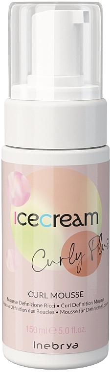 Inebrya Мус для укладання в'юнкого волосся Ice Cream Pro-Volume Mousse Conditioner - фото N1