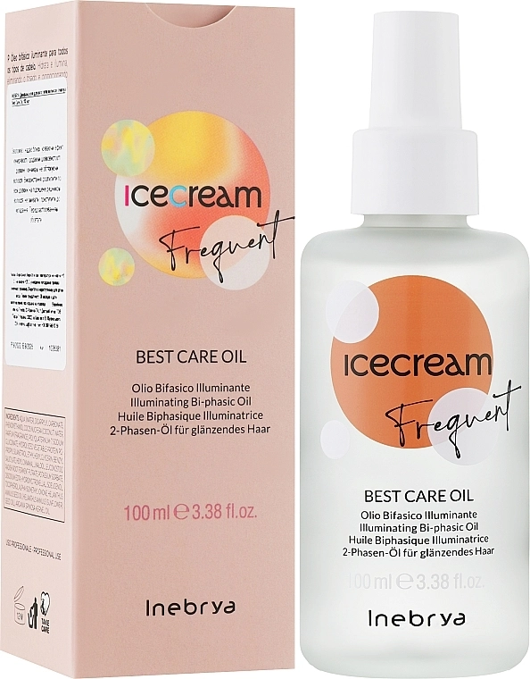 Inebrya Двухфазное масло для всех типов волос Ice Cream Frequent Best Care Oil - фото N2