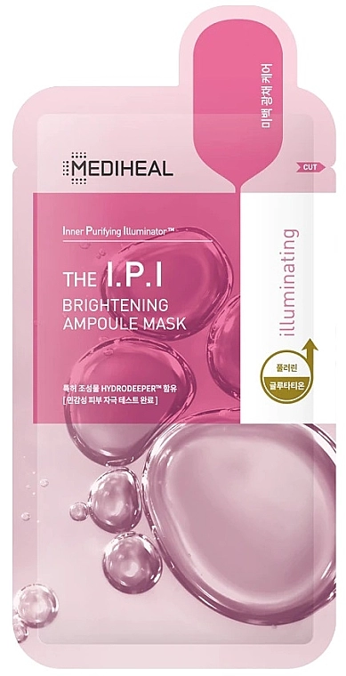 Mediheal Тканинна маска для обличчя з освітлювальним ефектом The I.P.I Brightening Illuminating Ampoule Mask - фото N1