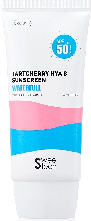 Sweeteen Солнцезащитный крем Tartcherry Hya 8 Sunscreen SPF 50+ PA+++ - фото N1