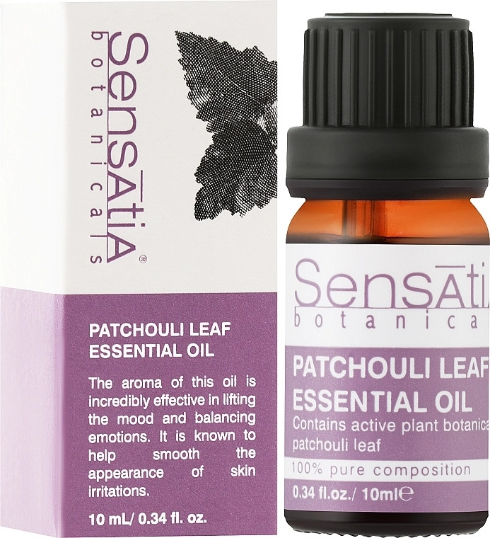 Sensatia Botanicals Ефірна олія "Пачулі" Patchouli Leaf Essential Oil - фото N2