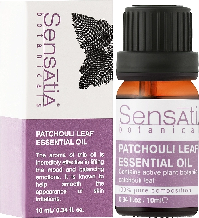 Sensatia Botanicals Эфирное масло "Пачули" Patchouli Leaf Essential Oil - фото N2