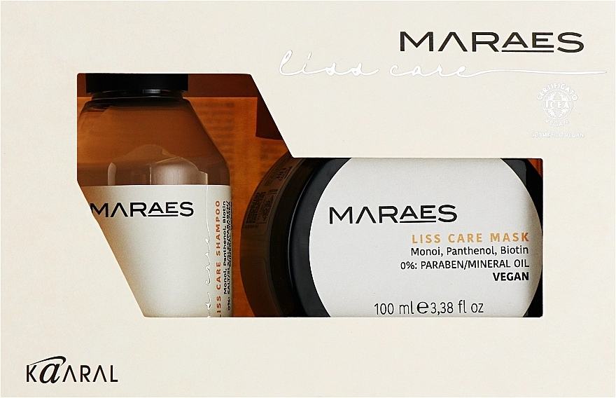 Kaaral Набор Maraes Curly Care Travel Kit (shm/100ml + h/cond/100ml) - фото N1