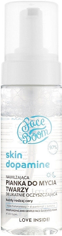 FaceBoom Пінка для вмивання Skin Dopamine Moisturuzing And Gentle Face Cleansing Foam - фото N1