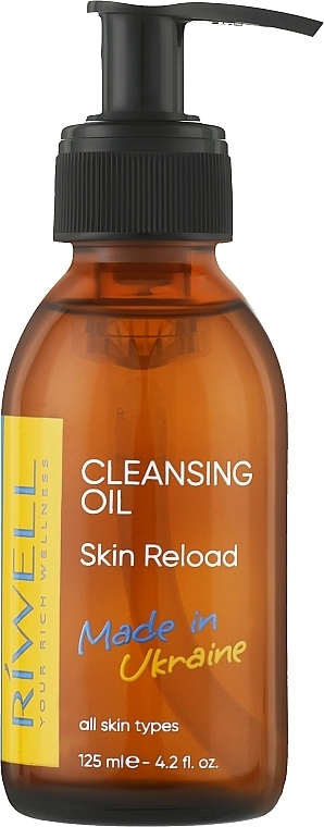 Riwell Гідрофільна олія з комплексом з 5 олій та вітаміном Е Skin Reload Cleansing Oil - фото N1