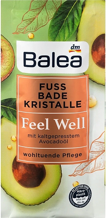 Balea Кристаллы для ванны для ног Feel Well - фото N1