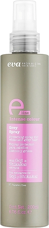 Eva Professional Увлажняющий и защитный спрей для светлых и седых волос E-line Grey Spray - фото N1