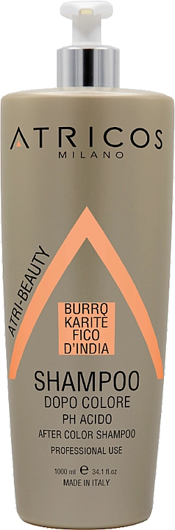 Atricos Професійний шампунь після фарбування волосся After Color Shampoo Prickly Pear Shea Butter - фото N1