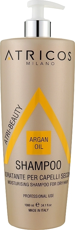 Atricos Зволожувальний шампунь з аргановою олією Argan Oil Moisturising Shampoo - фото N2