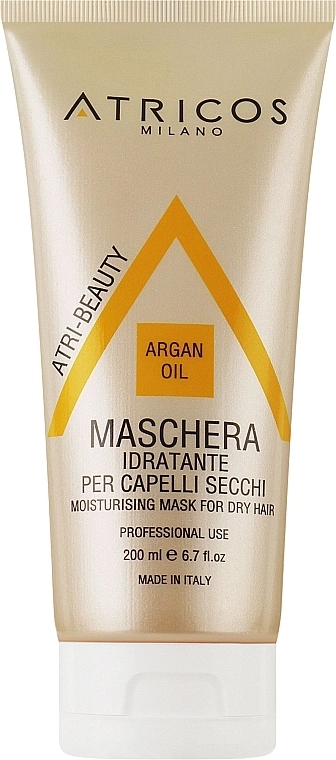 Atricos Увлажняющая маска для сухих волос с аргановым маслом Argan Oil Moisturising Mask - фото N1