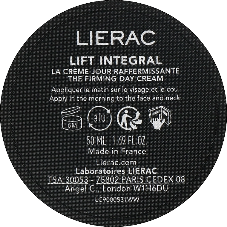 Lierac Зміцнювальний денний крем для обличчя Lift Integral The Firming Day Cream Refill (змінний блок) - фото N1