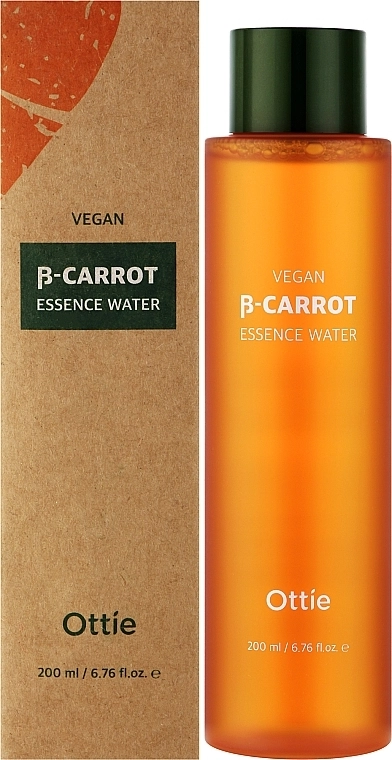 Ottie Тонер-есенція для обличчя на основі органічної моркви Vegan Beta-Carrot - фото N2