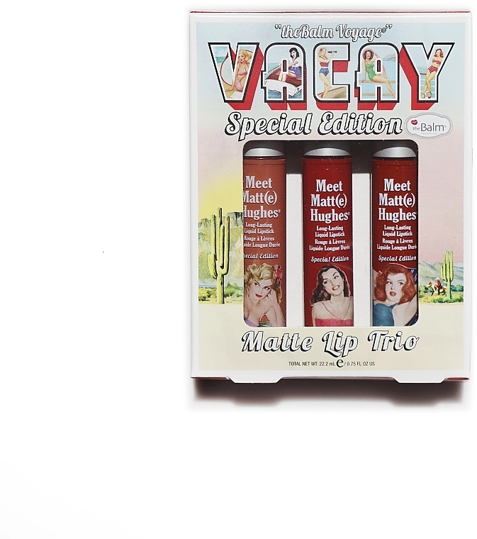 TheBalm Voyage Vacay Matte Lip Trio (lipstick/3x7.4ml) Набір - фото N1