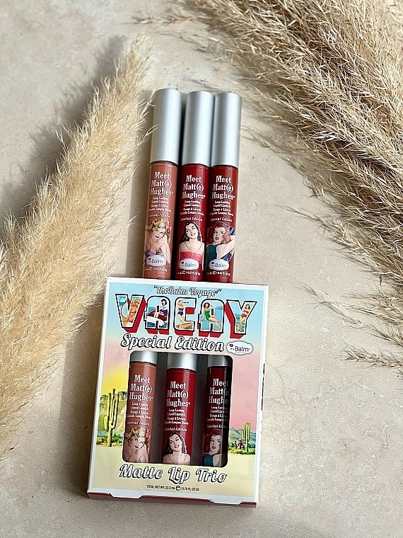 TheBalm Voyage Vacay Matte Lip Trio (lipstick/3x7.4ml) Набір - фото N7