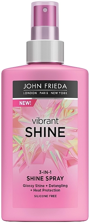 John Frieda Спрей для блиску волосся 3 в 1 Vibrant Shine 3-in-1 Shine Spray - фото N1