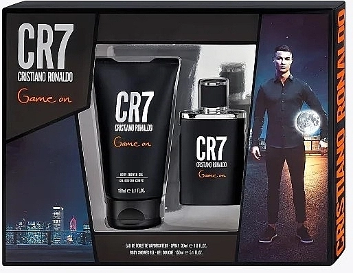 Cristiano Ronaldo CR7 Game On Набір (edt/30 + sh/gel/150ml) - фото N1