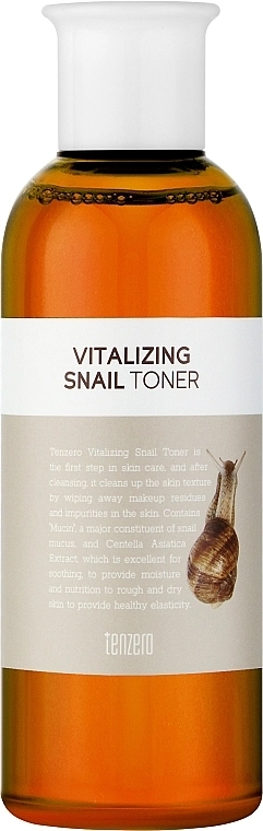 Tenzero Тонер для обличчя з муцином равлика Vitalizing Snail Toner - фото N1