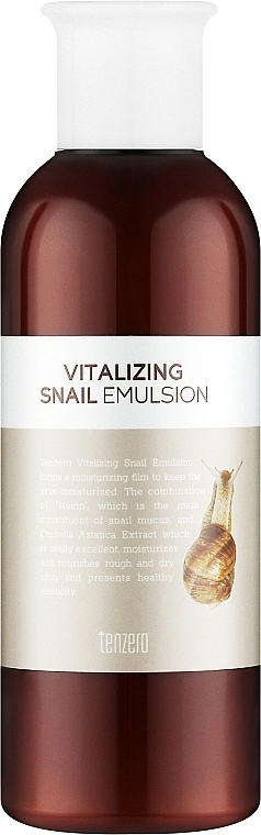 Tenzero Эмульсия для лица с муцином улитки Vitalizing Snail Emulsion - фото N1