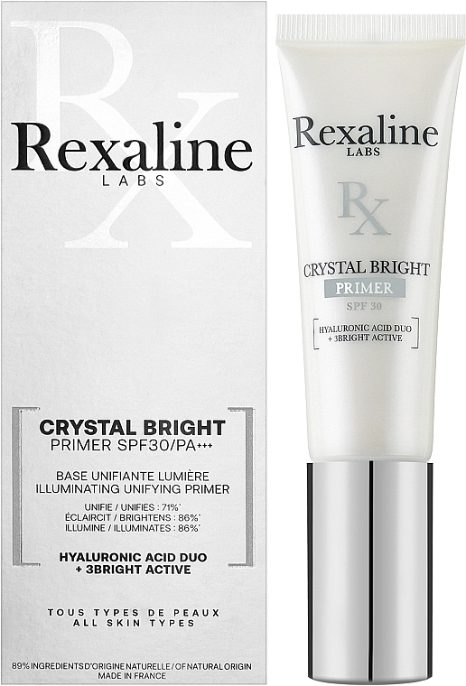 Rexaline Солнцезащитный праймер для лица Crystal Bright Primer SPF30 - фото N2