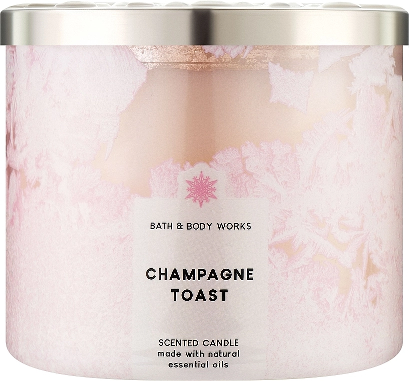 Bath & Body Works Аромасвеча "Champagne Toast Candle", 3-х фитильная Bath and Body Works - фото N1