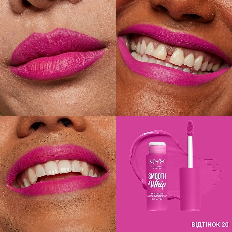 NYX Professional Makeup Smooth Whip Matte Lip Cream Рідка матова помада-крем - фото N24