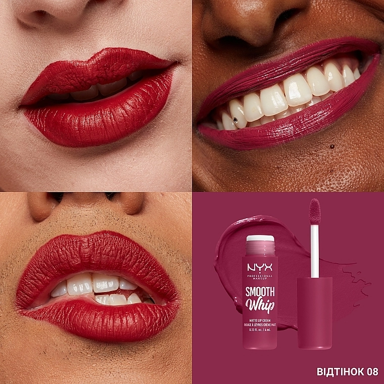 NYX Professional Makeup Smooth Whip Matte Lip Cream Жидкая матовая помада-крем для губ - фото N13