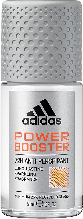 Adidas Дезодорант-антиперспірант кульковий для жінок Power Booster 72H Anti-Perspirant - фото N1