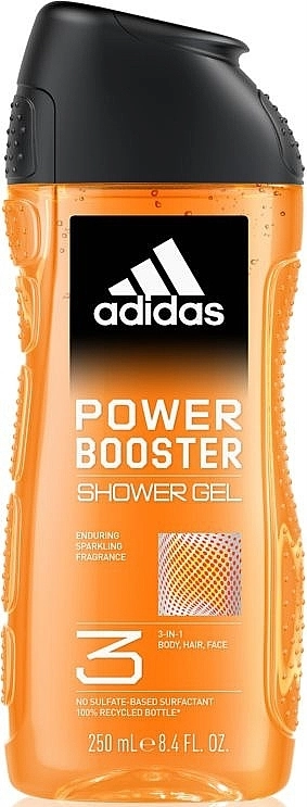 Adidas Гель для душа 3в1 Adidas Power Booster Shower Gel 3-In-1 - фото N1