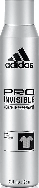 Adidas Дезодорант-антиперспірант для чоловіків Pro invisible 48H Anti-Perspirant - фото N1