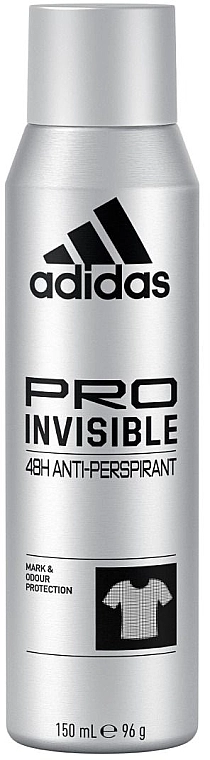 Adidas Дезодорант-антиперспірант для чоловіків Pro invisible 48H Anti-Perspirant - фото N2