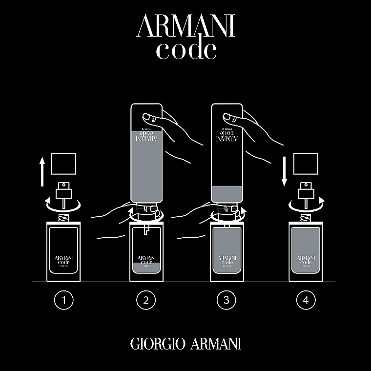 Giorgio Armani Code Homme Refill Туалетная вода (сменный блок) - фото N8