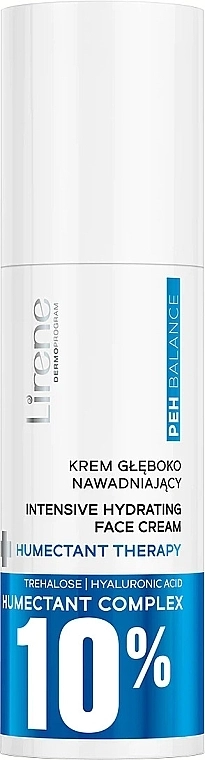 Lirene Інтенсивно зволожувальний крем для обличчя PEH Balance 10% Humectant Complex Hydrating Cream - фото N2