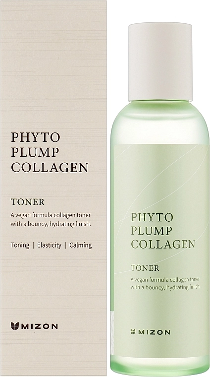 Mizon Заспокійливий веганський тонік з фітоколагеном Phyto Plump Collagen Toner - фото N2