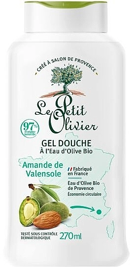 Le Petit Olivier Гель для душу "Мигдаль" Valensole Almond Shower Gel - фото N1