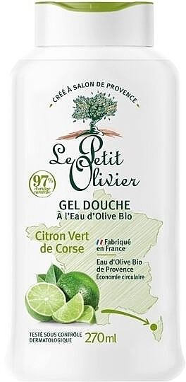 Le Petit Olivier Гель для душу "Лайм" Corsican Lime Shower Gel - фото N1