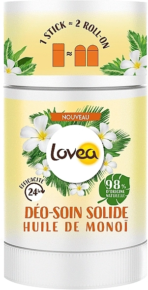 Lovea Дезодорант Deo Soin Solide Monoi - фото N1