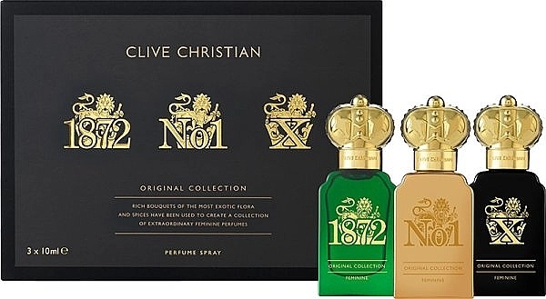 Clive Christian Original Collection Travellers Set Набір (parfum/3x10ml) - фото N1