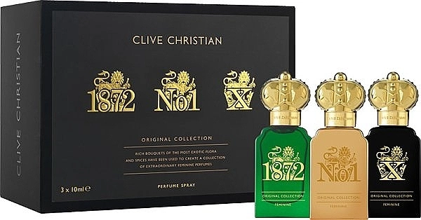 Clive Christian Original Collection Travellers Set Набір (parfum/3x10ml) - фото N3