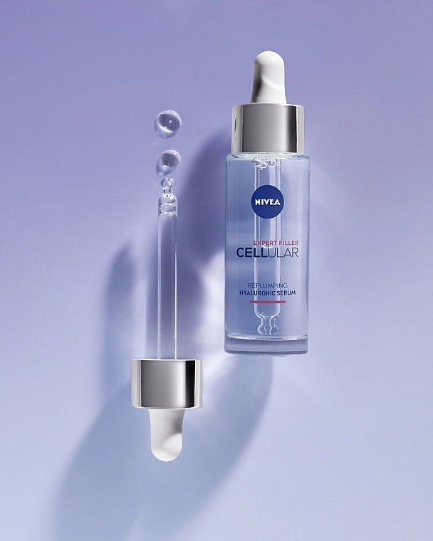 Nivea Сироватка-бустер для обличчя з гіалуроновою кислотою Expert Filler Cellular Hyaluronic Acid Booster Face Serum - фото N6