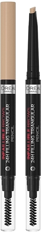 L’Oreal Paris Infaillible Brows 24H Filling Triangular Pencil Карандаш для бровей - фото N1