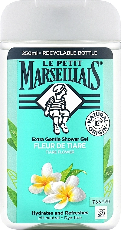 Le Petit Marseillais Гель для душа "Цветок Тиаре" Extra Gentle Shower Gel Tiare Flower - фото N1