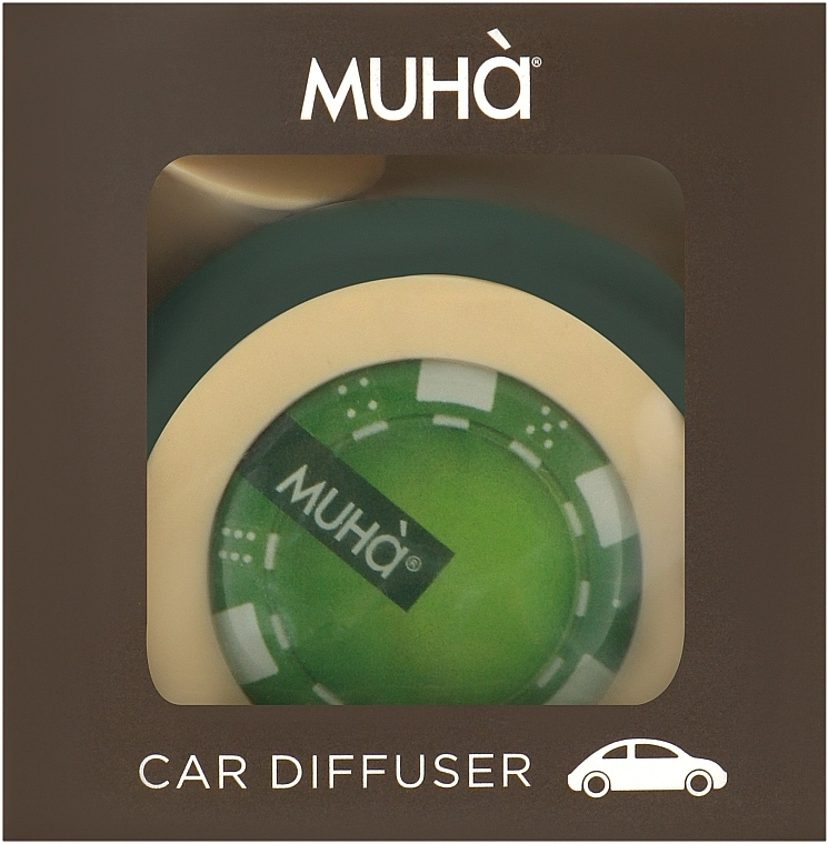 Muha Освіжувач повітря для автомобіля Car Symbol Fiches Verde Molsto Supremo - фото N1