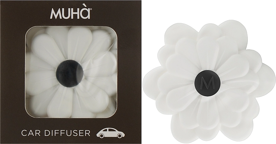 Muha Автомобільний ароматизатор Car Flower Bianco Fiori Di Cotone - фото N2
