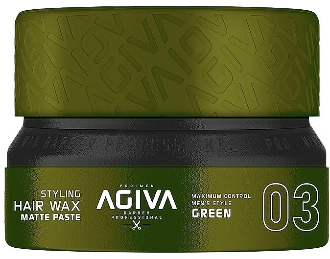 Agiva Воскова матова паста Styling Hair Wax Matte Paste Creen 03 - фото N1